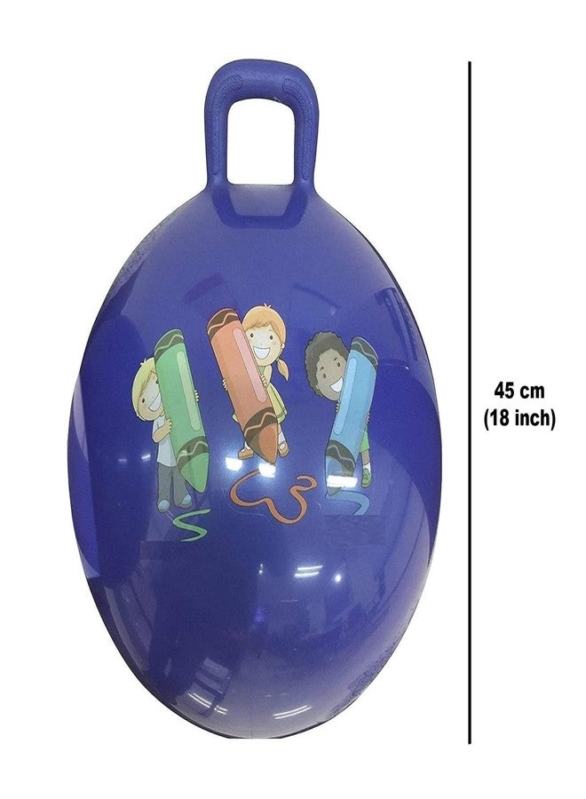 Synlark كرة القفز Synlark® Hop Ball Hoppity Bouncy Ball بمقابض، كرة مطاطية للقفز للأطفال، ألعاب رياضية للأطفال - Image 2